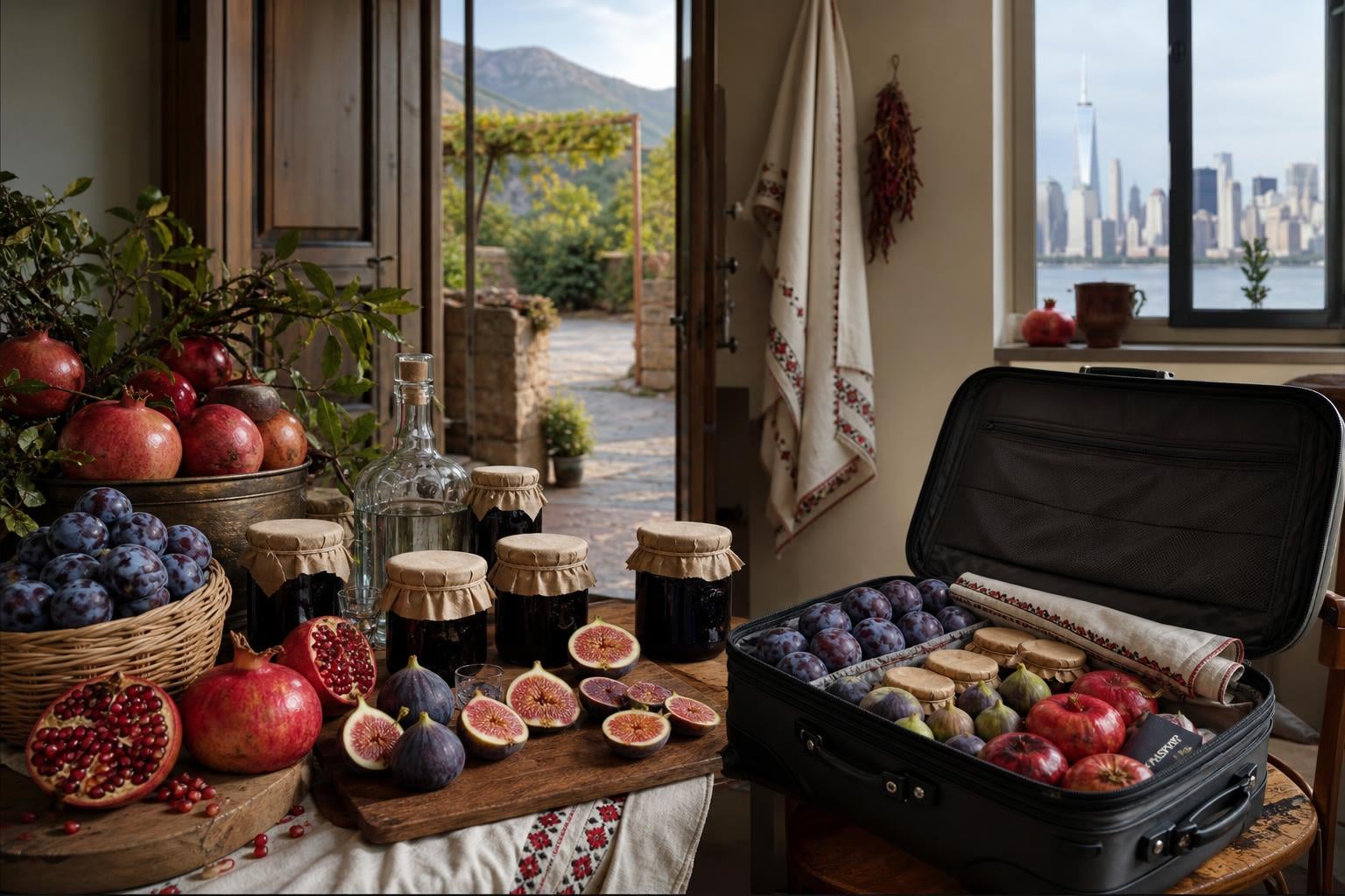 Albanian Fruit: Figs, Pomegranates, Plums, and the Diaspora Pantry