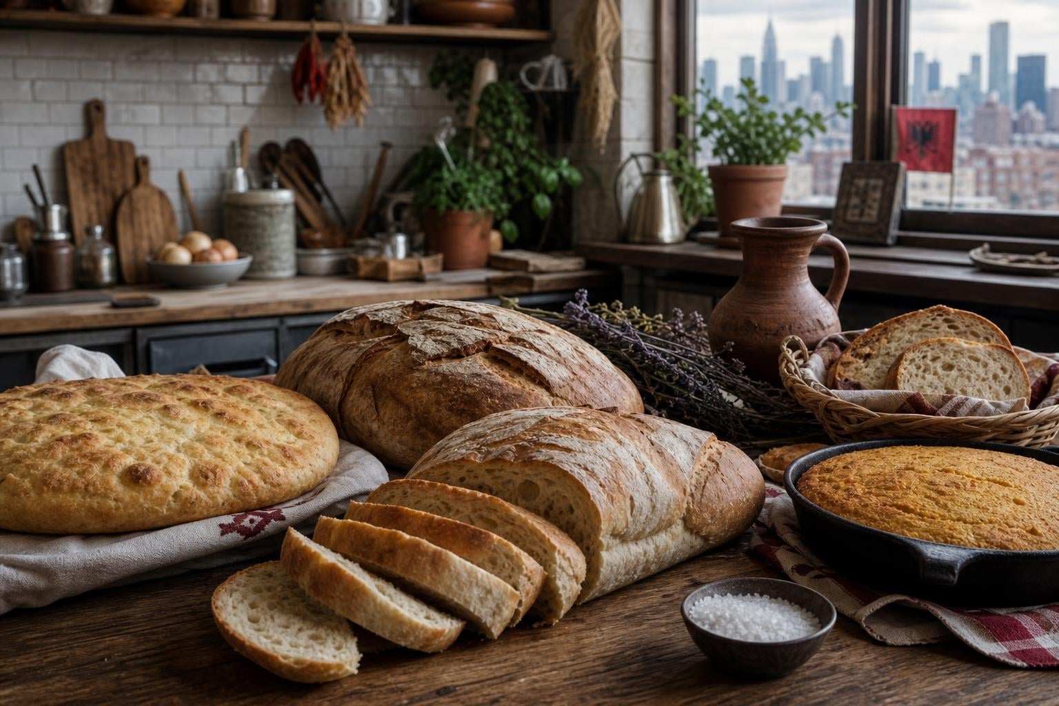 Albanian Bread: Buke in Diaspora Kitchens, From Kulac to Cornbread