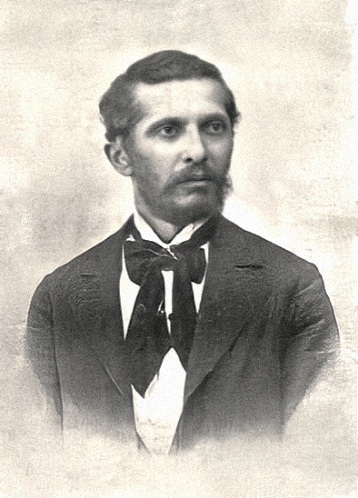 Portrait of Naim Frashëri (1846–1900), Bektashi poet and one of the central figures of the Albanian Rilindja.