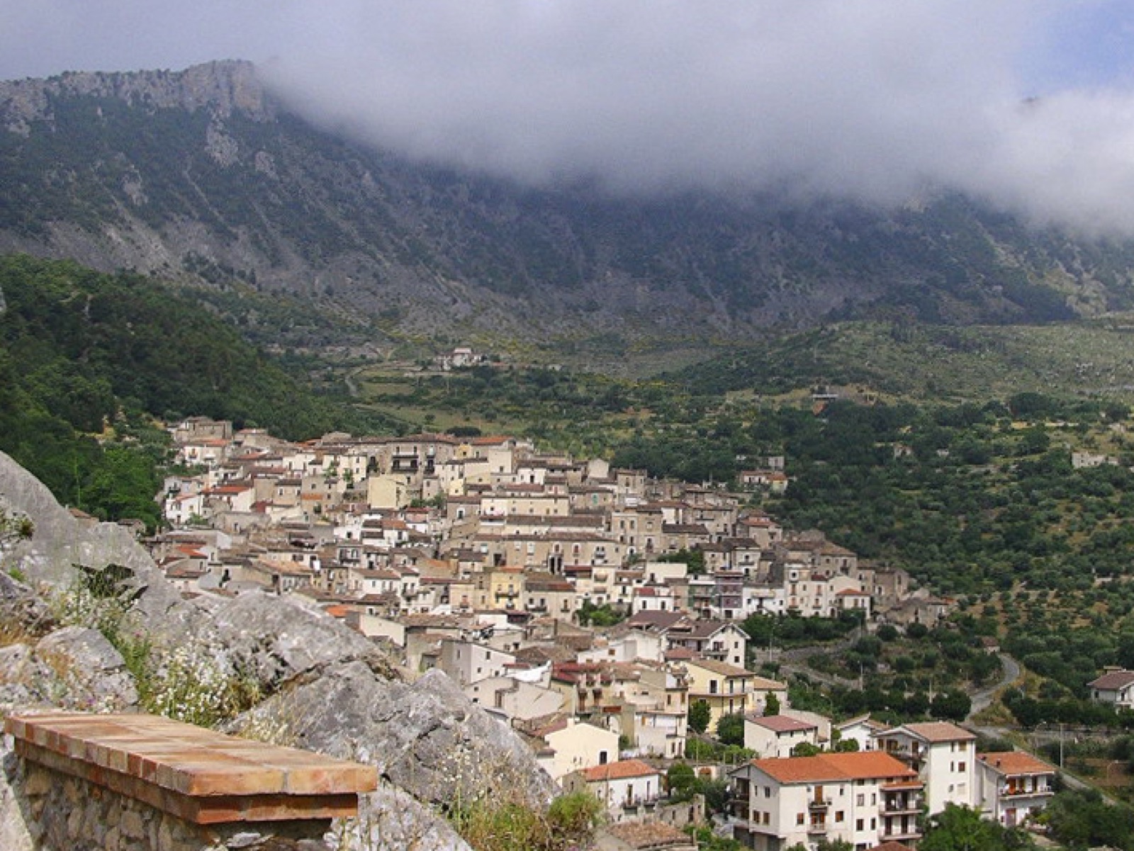 Civita (Çifti) in Calabria — one of the original Arbëreshë communes, perched above the Raganello canyon in Pollino National Park.