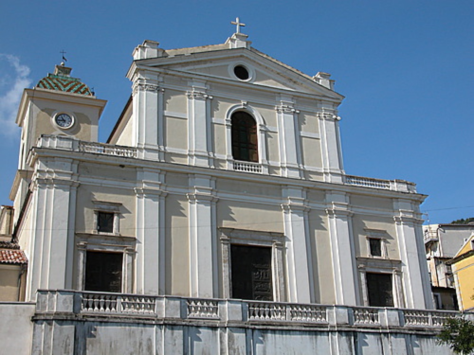 St. Nicholas of Myra Cathedral in Lungro, Calabria — seat of the Eparchy of Lungro, the mainland Italo-Albanian Catholic eparchy. Built 1721; raised to cathedral status when the eparchy was erected in 1919.