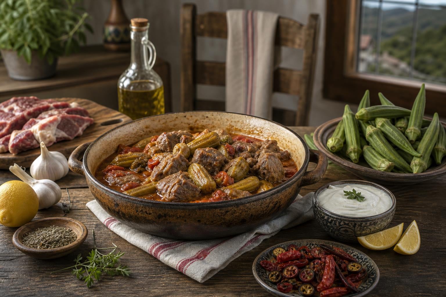 Bamje: Albania's Lamb-and-Okra Stew (Traditional Recipe)