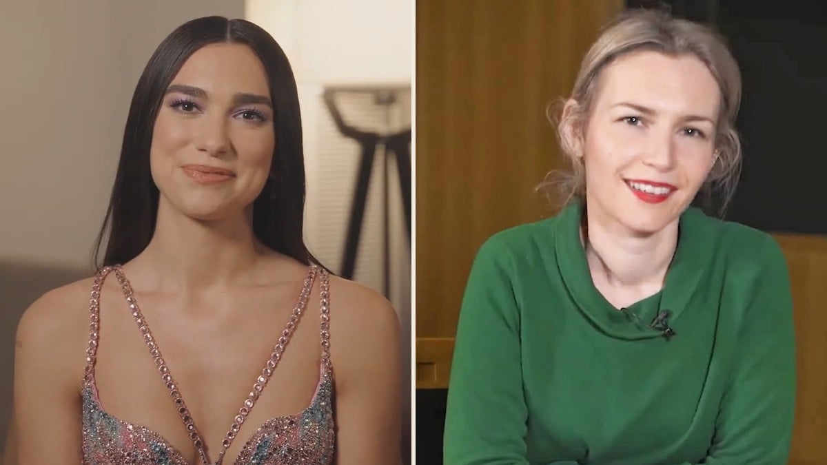 Dua Lipa and author Lea Ypi