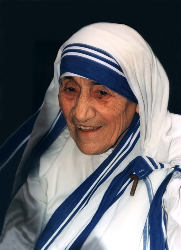 Mother Teresa, 1995.