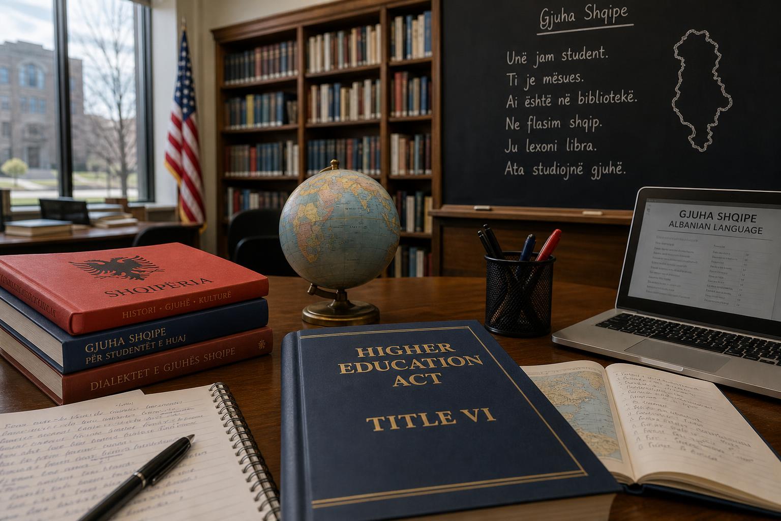 Higher Education Act Title VI: federal grants for Albanian study