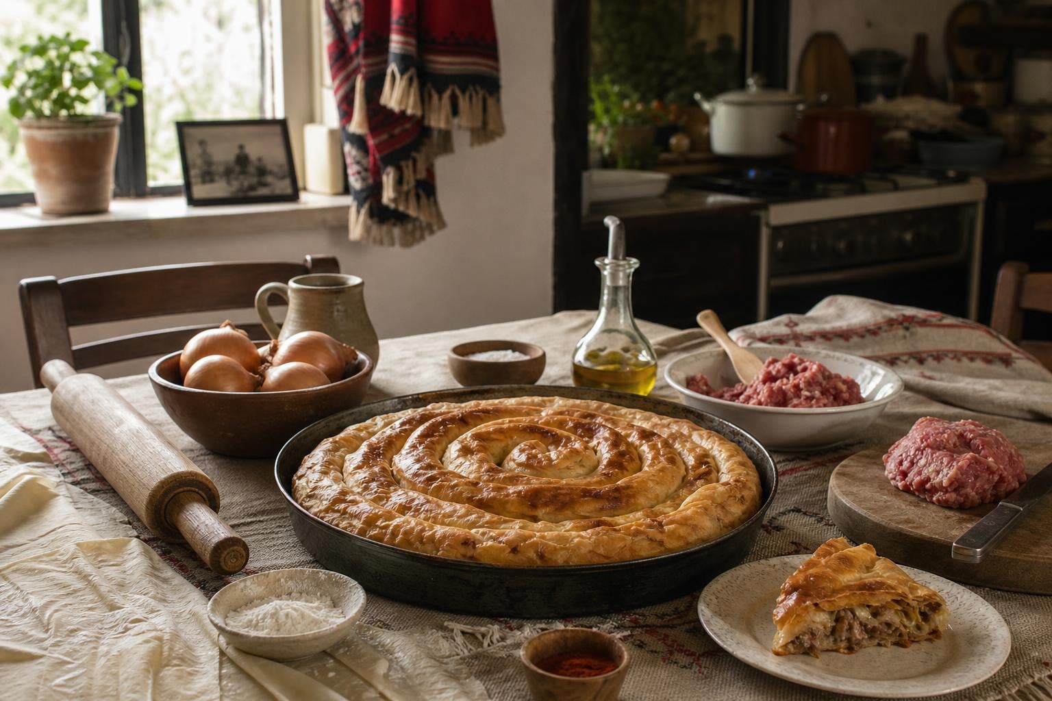 Pite me Mish: The Albanian Meat Pie in the Diaspora Kitchen