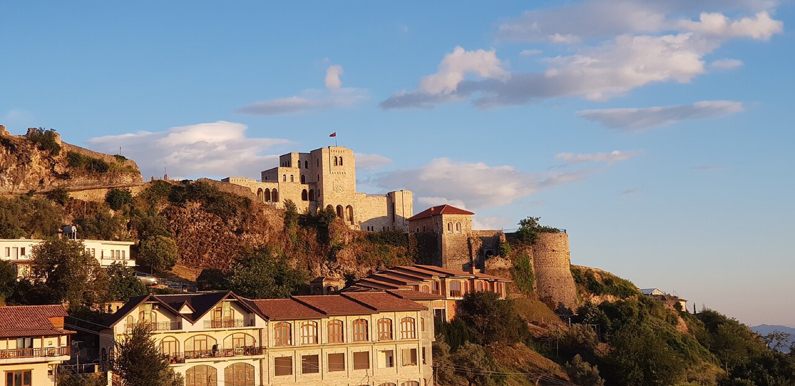 Krujë Castle — Skanderbeg's stronghold for 25 years of resistance against the Ottomans.