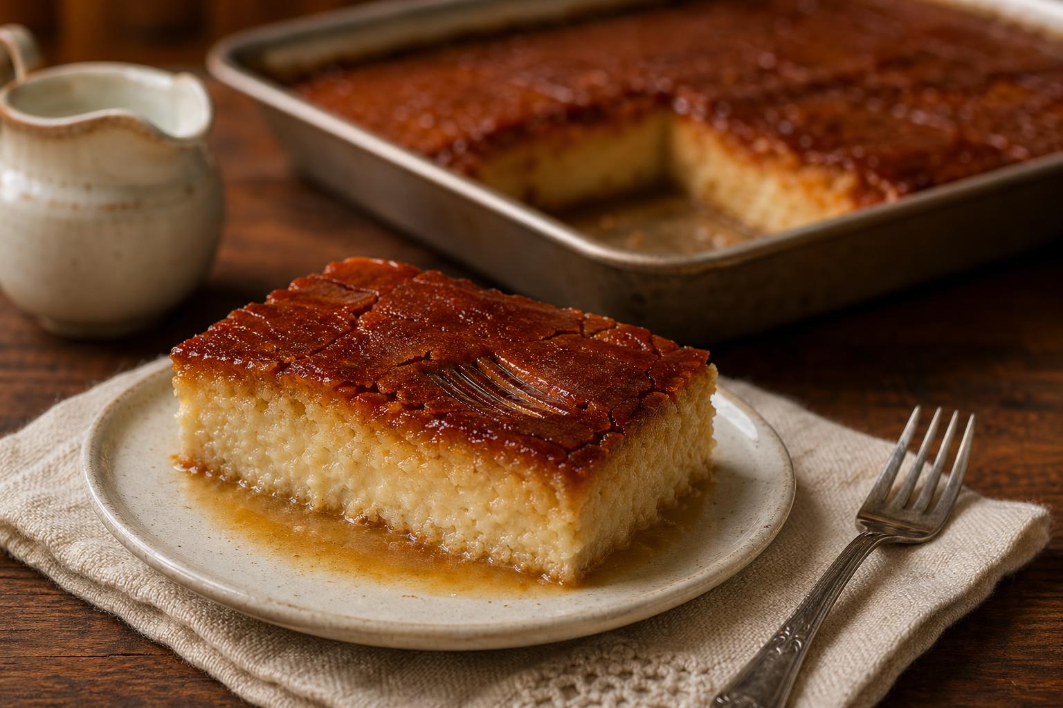Trilece: Albanian Three-Milk Cake (Traditional Recipe)