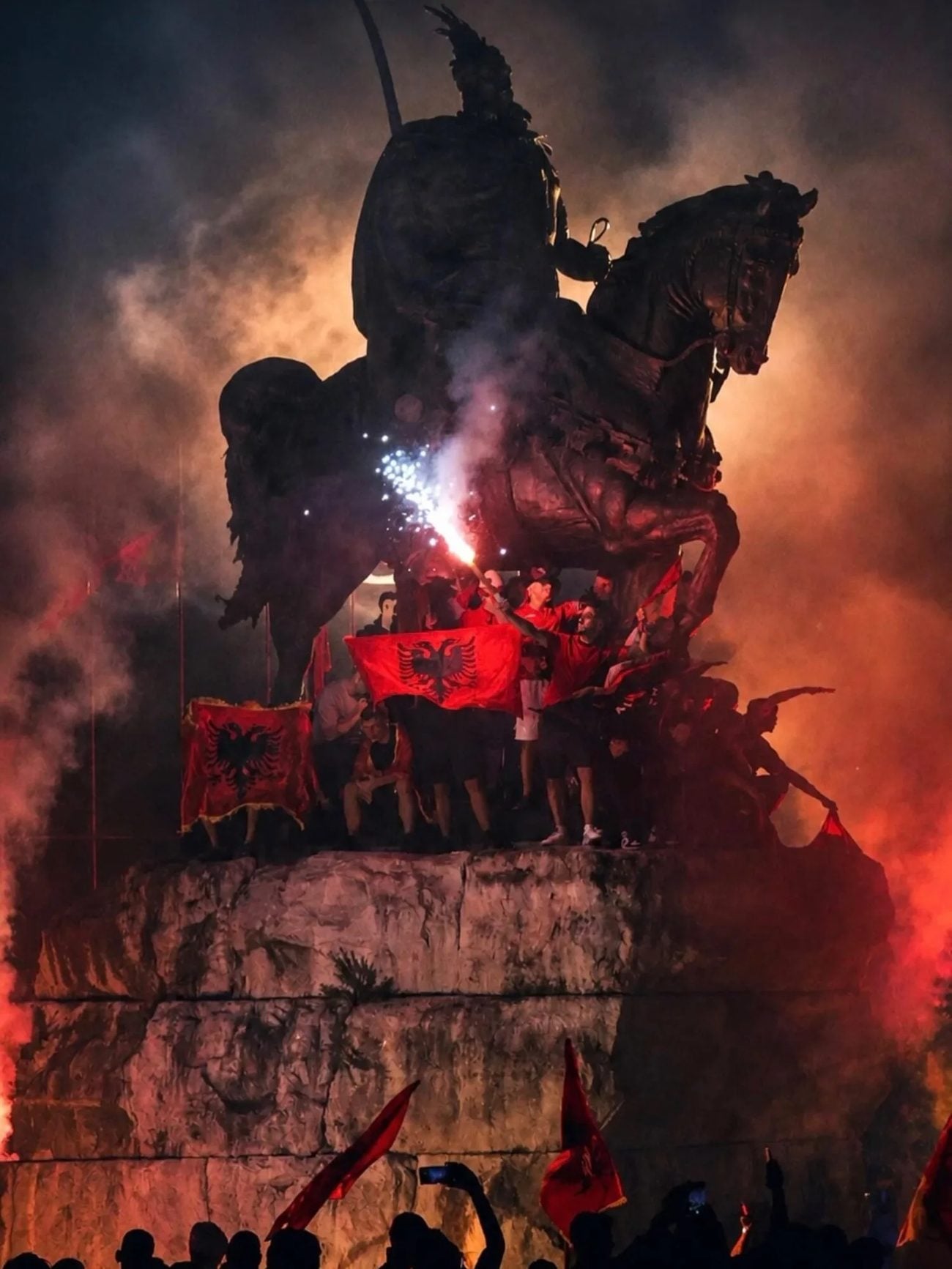 Albanians gathered together